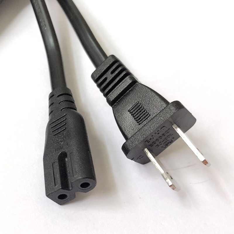1,5 м черный неполяризованные Нема 1-15р st7 шнур питания SPT-2 2x18AWG
