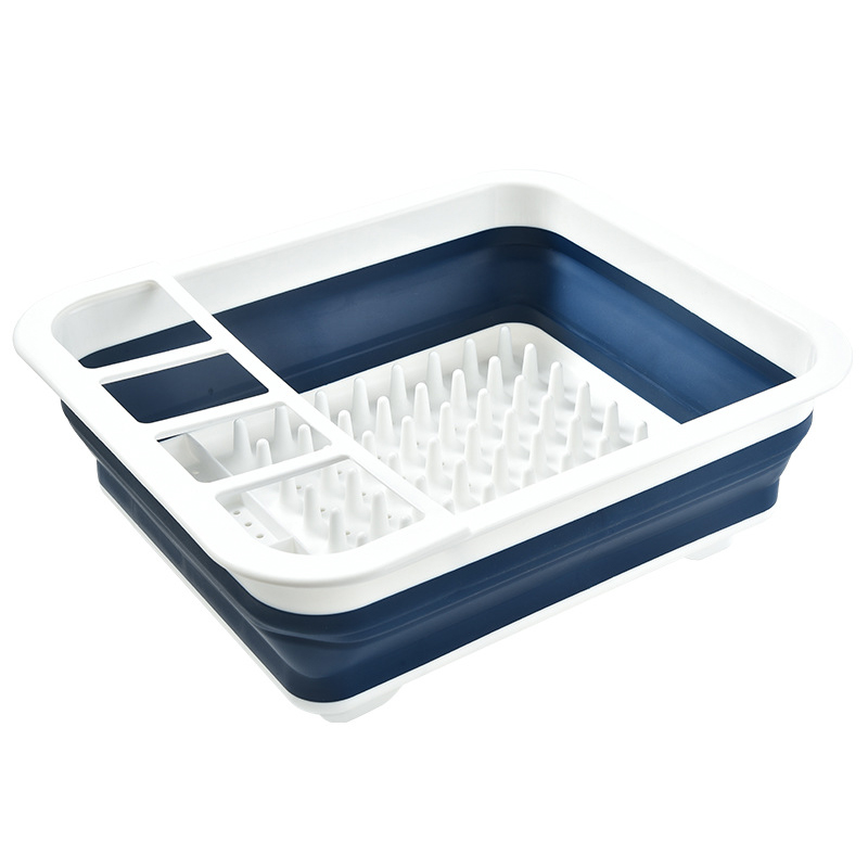 Foldable Dish Rack Kitchen Storage Holder Drainer Bowl Table