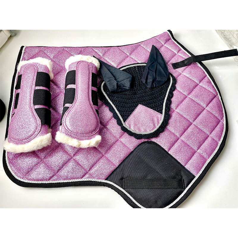 HOT SALE high quality equestrian equipment match set matched horse equestrian saddle pads