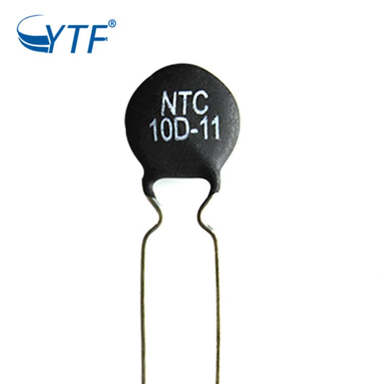 MF72 серия 10 Ом черный изгиб ноги NTC термистор 10D-11