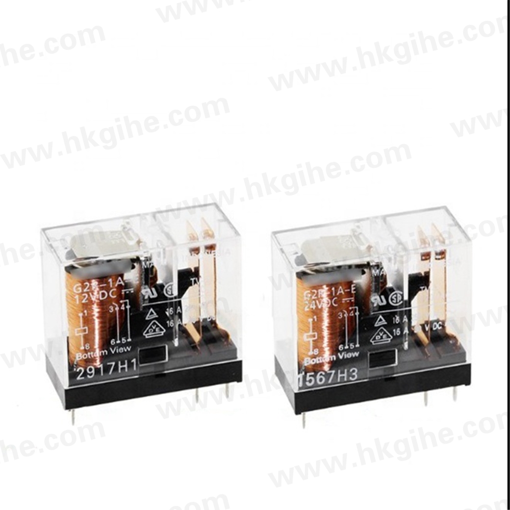 Сервисные реле BOM, G2R-1A-E-12VDC G2R-1A-E-24VDC, 16А, 6-контактное реле мощности