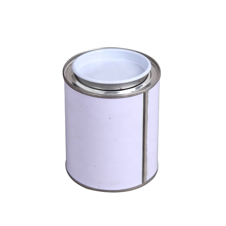 Cheap round metal tin can printing available for paint coating