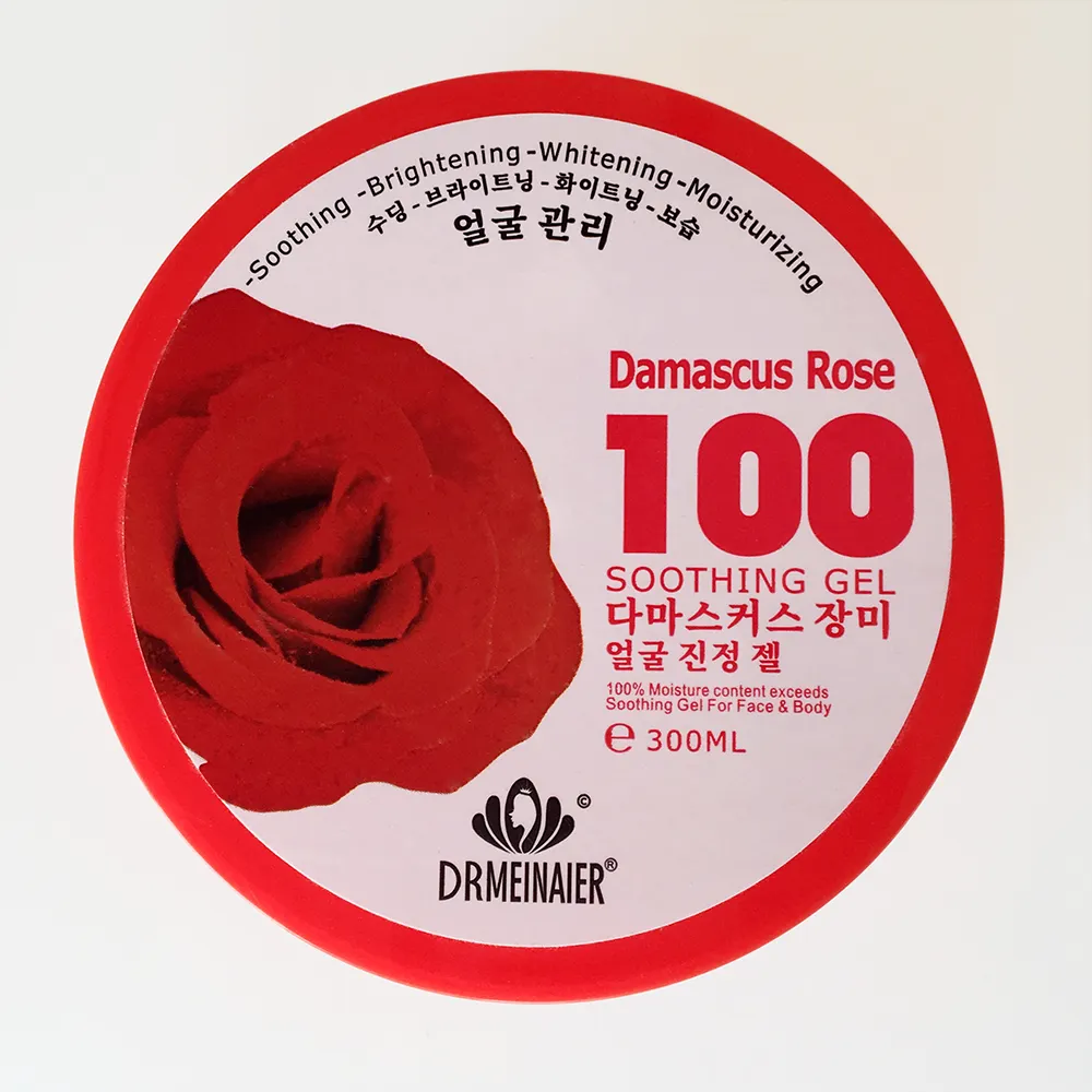 OEM ODM New designed High Quality 100%Nature Organic Damascus Rose Soothing Gel