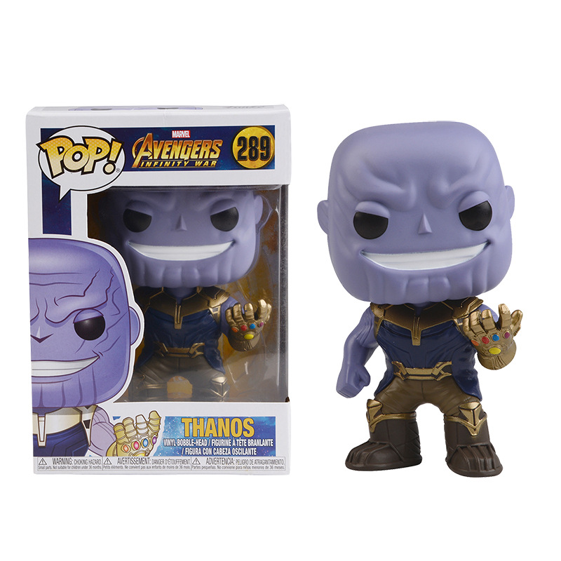 Экшн-фигурка Funko Pop #289 танос #285 железный #287 паук #288 капитан #286 Th-or #293 Gr-oot коллекционные модели игрушки 10 см