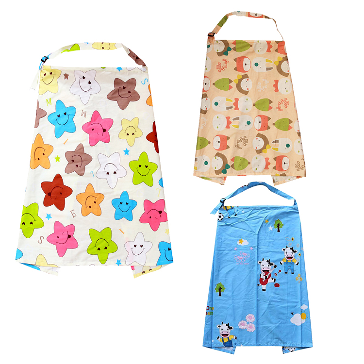 Famicheer BSCI neutral colors organic breastfeeding cover shade stroller with sewn in burp cloths