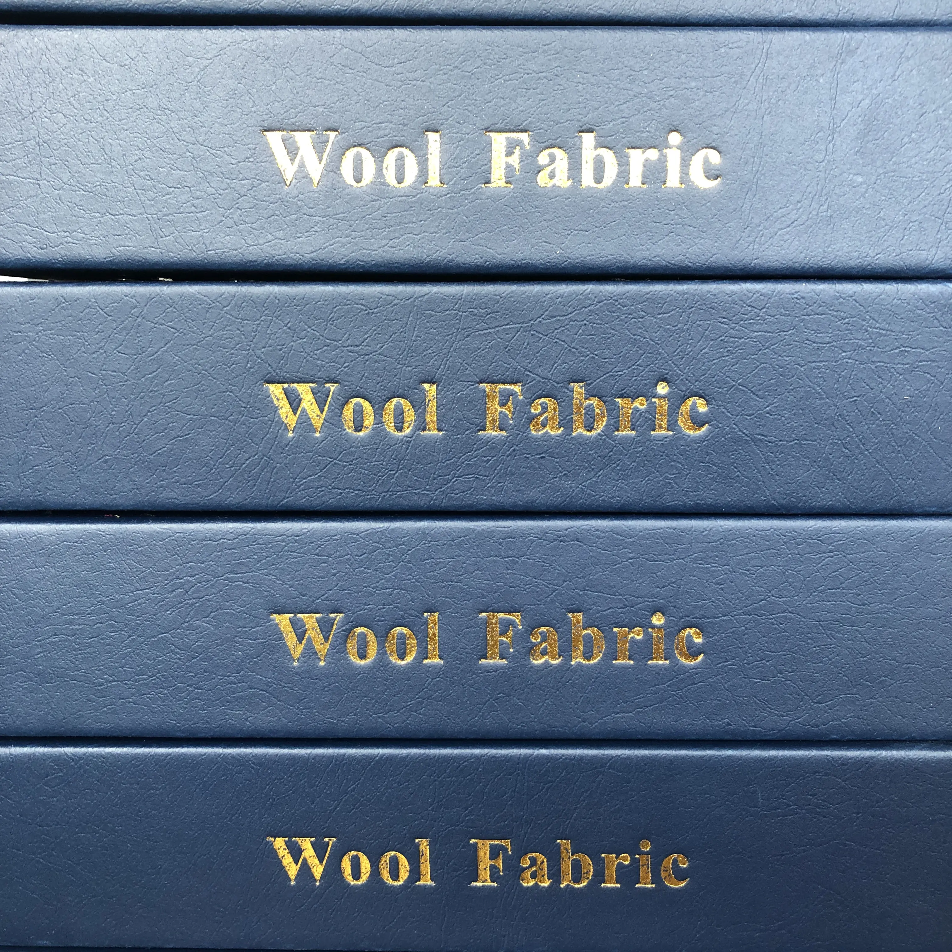 Italian high quality TW uniform wool garment men's suit fabric wholesale sample book