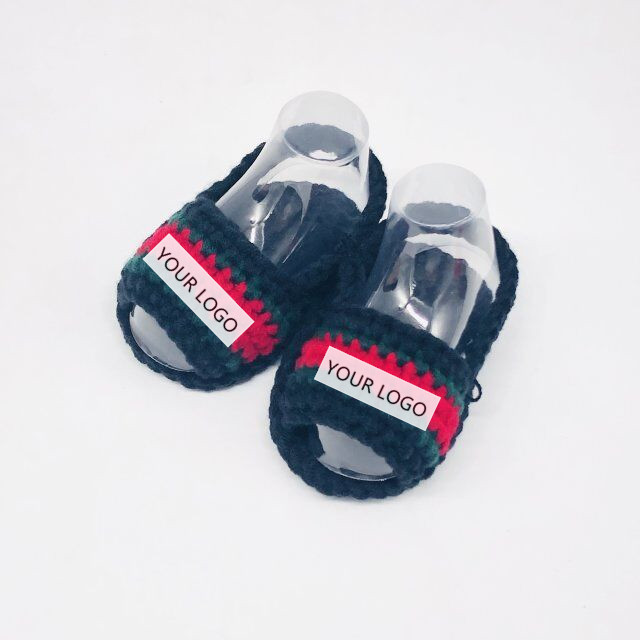 Cute Baby Newborn Infant Girls Crochet Knit Socks Sandals Toddler Shoes
