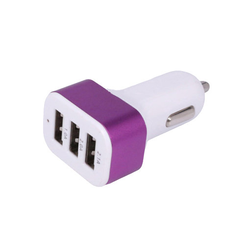Автомобильное зарядное устройство с 3 Usb-портами, 1 А