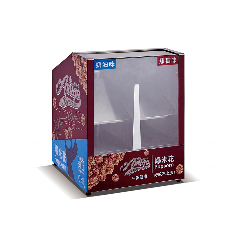 Wholesale Food Warmer Big Popcorn Machine/Popcorn Warming Showcase