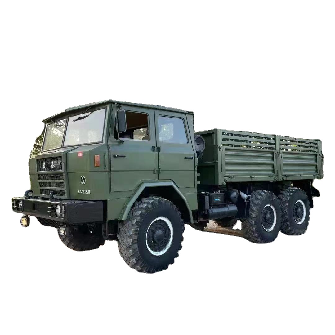 Used military vehicle SX2190 7-ton 6X6 off road dump truck for sale