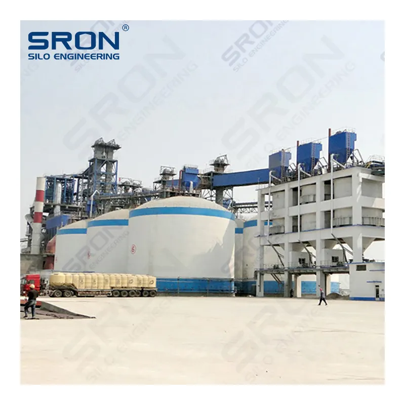 SRON Cement Storage Fly Ash Store Bolted And Horizontal Cement Silo For Sale