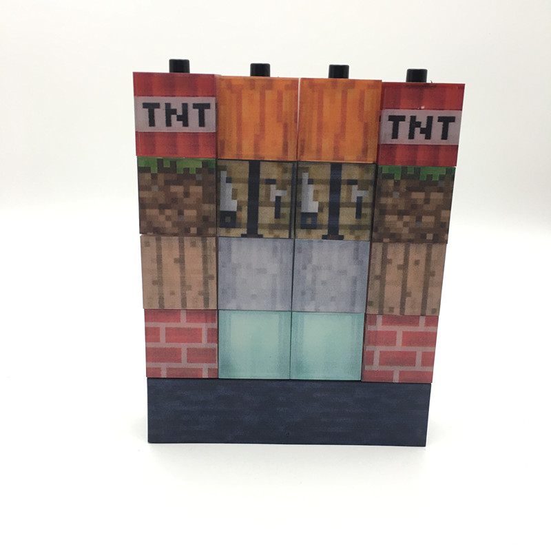 Minecraft блок Строительный свет украшения декоративные DIY креативные сплайсинга лампы мой мир огни