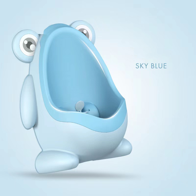 Cute style kids PP standing potty trainers boys frog potty training urinal for boys