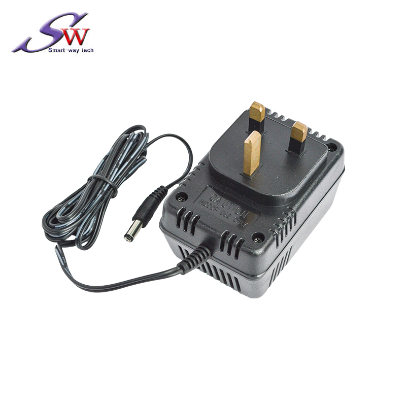 OEM адаптер питания английская вилка с 3 зубцами 12V AC/DC адаптер питания ратификации CE по ограничению на использование опасных материалов в производстве FCC GS утвержден источник питания