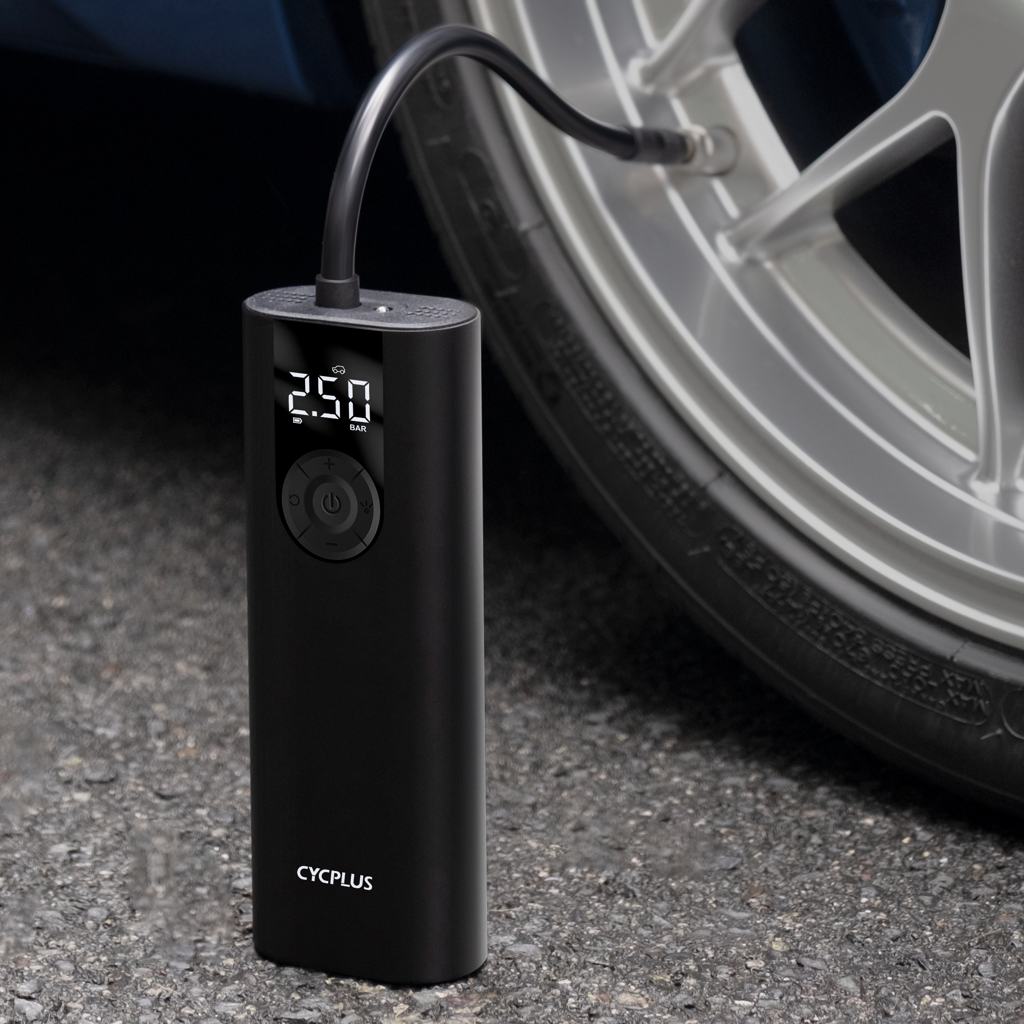 CYCPLUS A8 цифровой датчик давления в шинах автоматический воздушный насос беспроводной воздушный насос для автомобиля мотоцикла велосипеда футбола