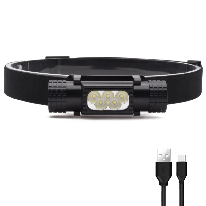 Factory New Design Aluminum Alloy Material Waterproof Outdoor The Best Budget Bright Headlamp On The Market
