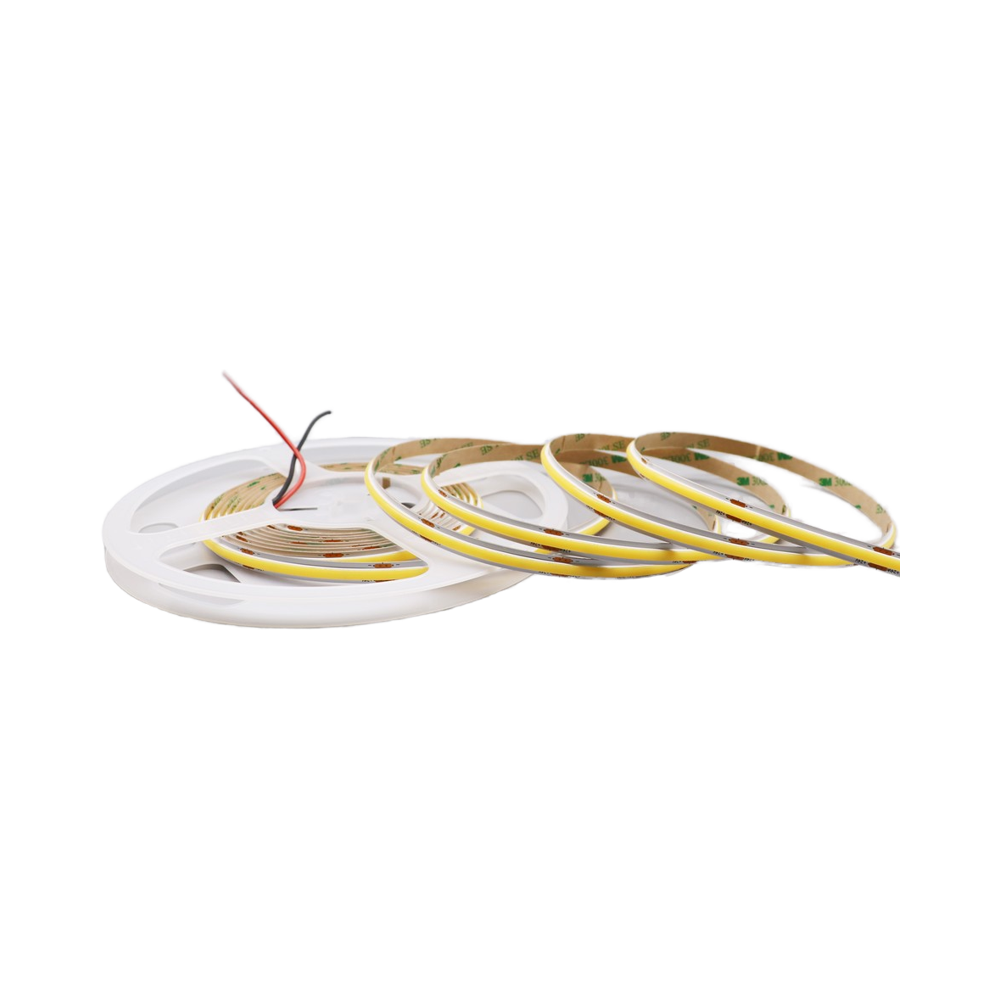 METALUX Flexible FCOB Strip Lights 480LEDs Warm White Long Tape IP20 ETL Landscape WiFi Switch Roll-on Roll-off Cabinet Lighting