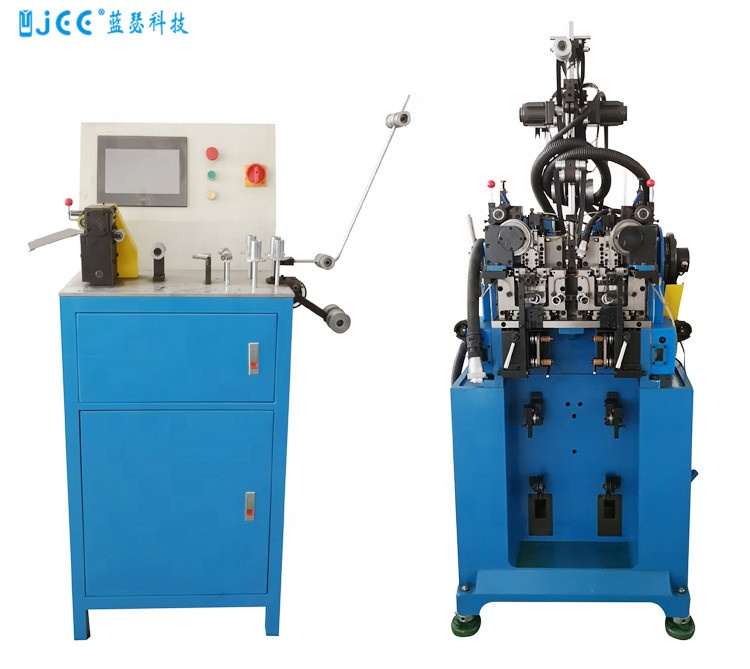 Zipper Machinery High Speed Double Head Y Teeth Auto Metal Zipper Y Teeth Stamping Machine