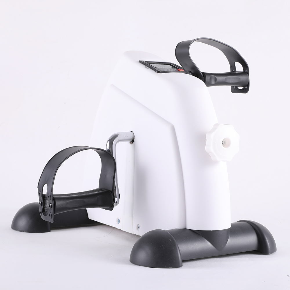 Under Desk Exerciser Stationary Magnetic Cycle LCD Monitor Resistance Bands bike Pedal