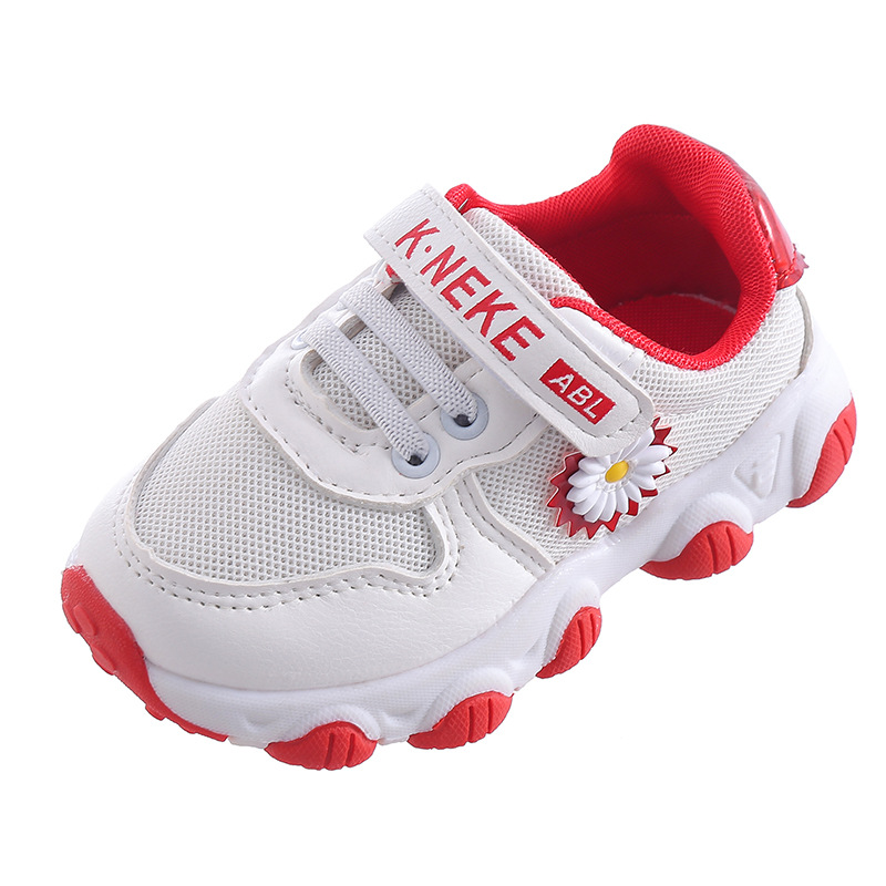 Boys and girls spring and autumn breathable mesh sneakers casual running shoes