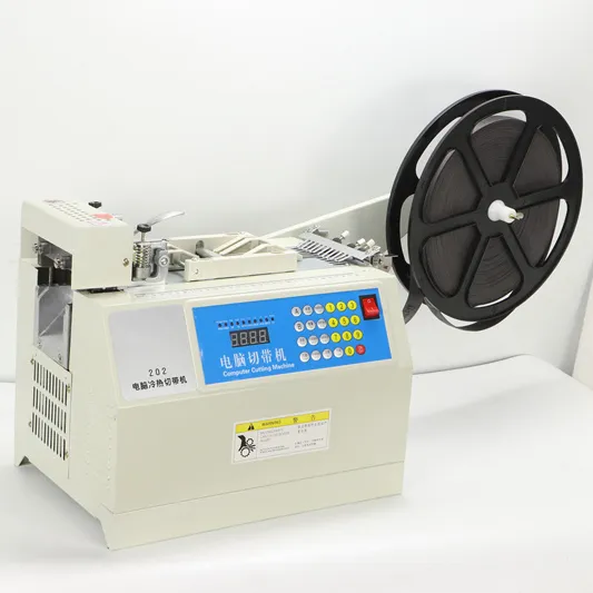 Automatic cold and hot knife cutting elastic machine