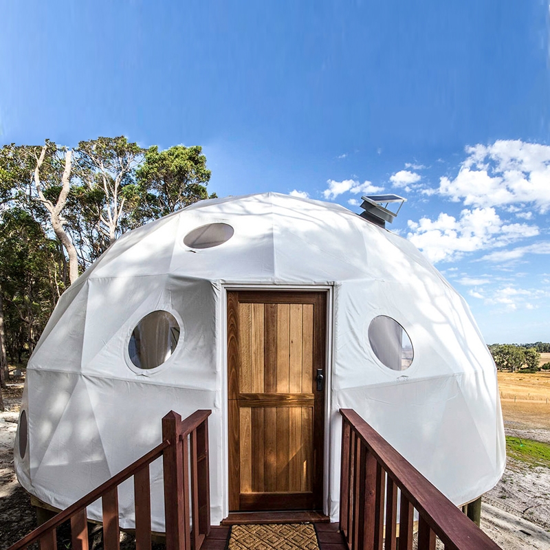 Прозрачная поливинилхлоридная садовая Гламурная алюминиевая рама Igloo 6 м, геодезическая купольная палатка