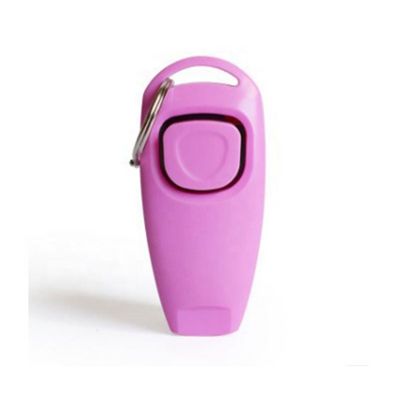 2-in-1 Key Ring PC Material Behavior Correction Pet Training Clicker Whistle