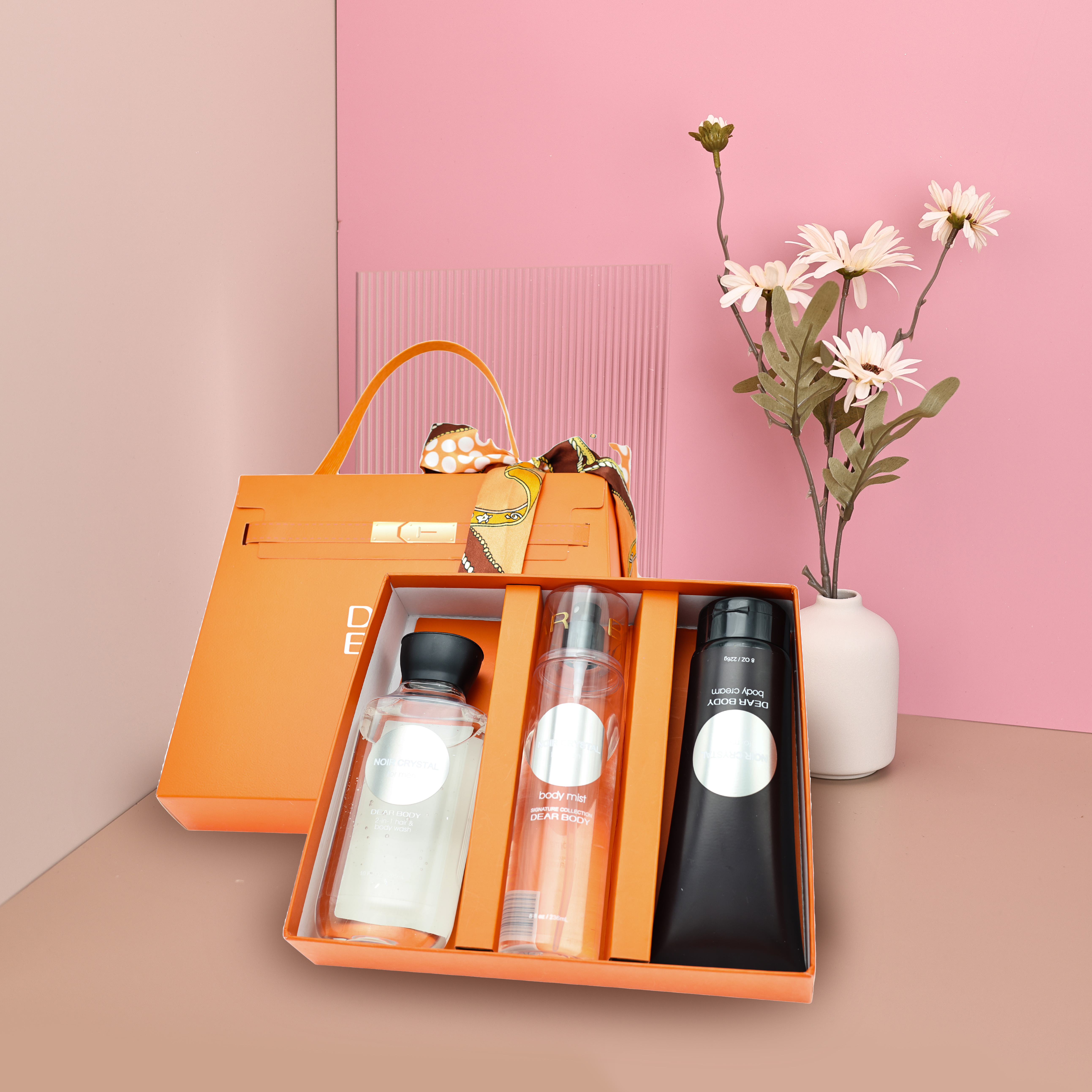 Nature Body Care Perfume/bubble Bath Gift Set Set for Christmas Plastics 480pcs 295ml Solid OEM/ODM Private Label