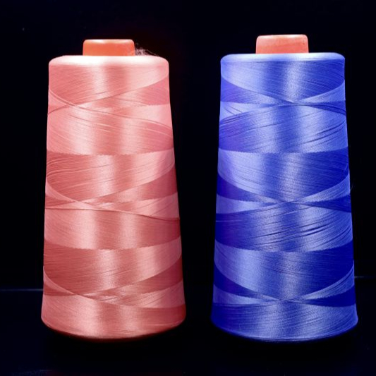 TUTON benang jahit Overlock 100% Polyester 150D 200D 300D Sewing Thread With Or Without Twisting Hilos