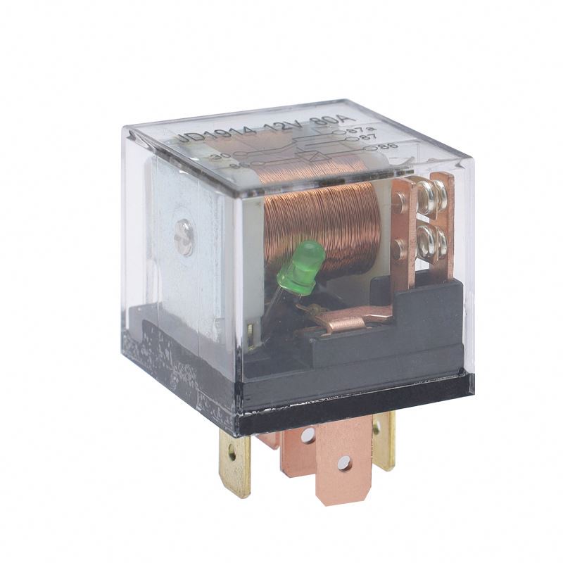Musuha 12V 24V авто реле SPDT питания постоянного тока прозрачный реле с LED 5 Pin автомобильное б/у микро реле JD1914