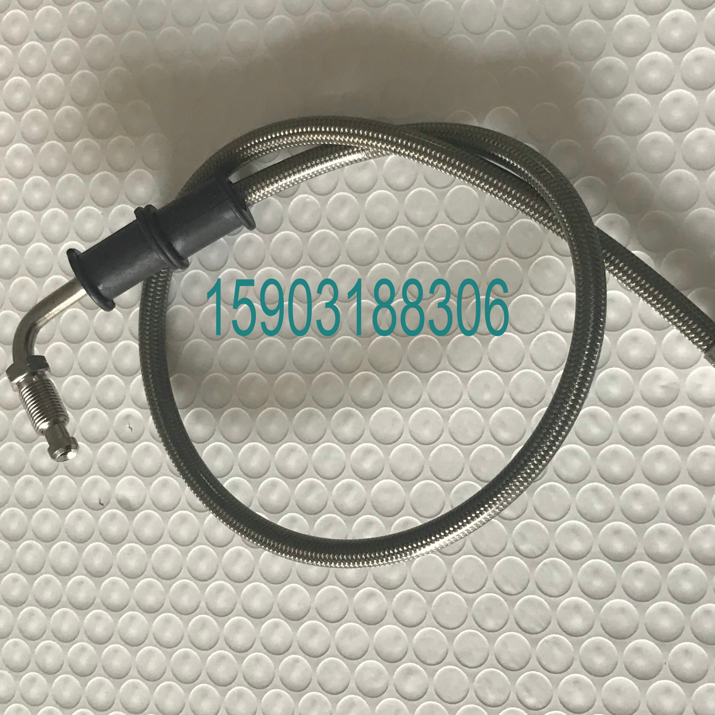 Auto Spare Parts Motorcycle Brake Line Stainless Steel Braid PTFE Pipe With M10X1 Male Fittings