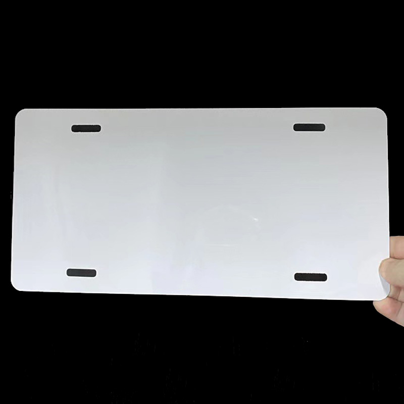 12 ''x 6" самодельный термотрансферный принт, чистый сублимационный Алюминиевый номерной знак для украшения автомобиля, велосипеда, мотоцикла