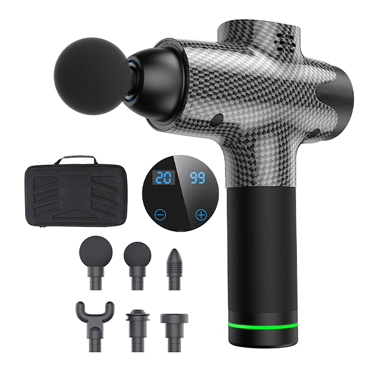 Athlete massage gun portable body muscle massager professional deep tissue massage gun relieve pain head
