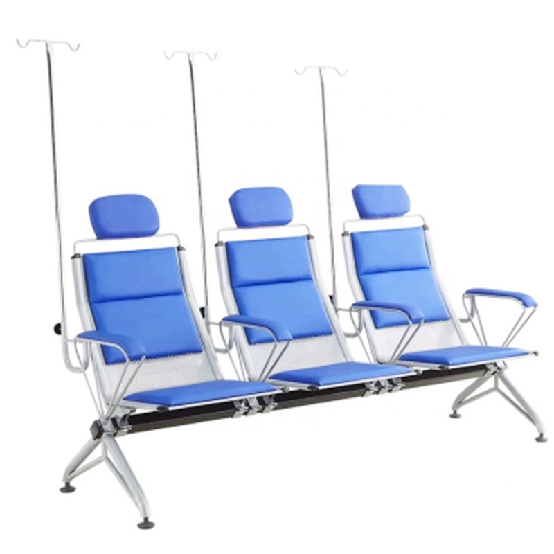 Hospital Furniture Intravenous IV Chair Patient Hospital Clinic Medical Steel Infusion Chair