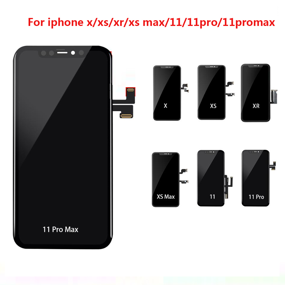Сенсорный ЖК-дисплей в сборе для iPhone X XS XR XS Max 11 Pro 11 Max