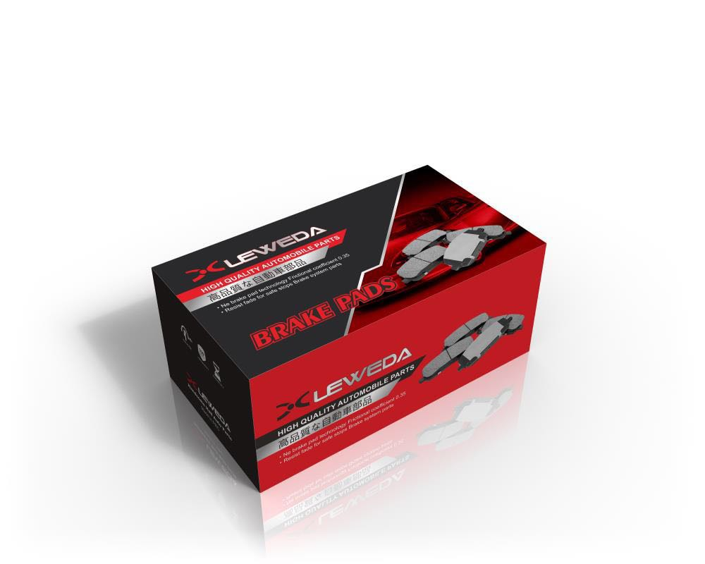 LEWEDA Car parts Rear Axle BRAKE PADS MD2198 04466-44010 04466-28040 Fits Japanese Car Sienna 2004-2010