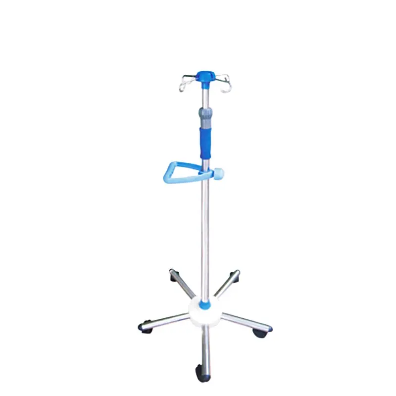 HC-M092 Hot Sale Stainless steel IV Pole infusion stand Steel Medical Drip Stand