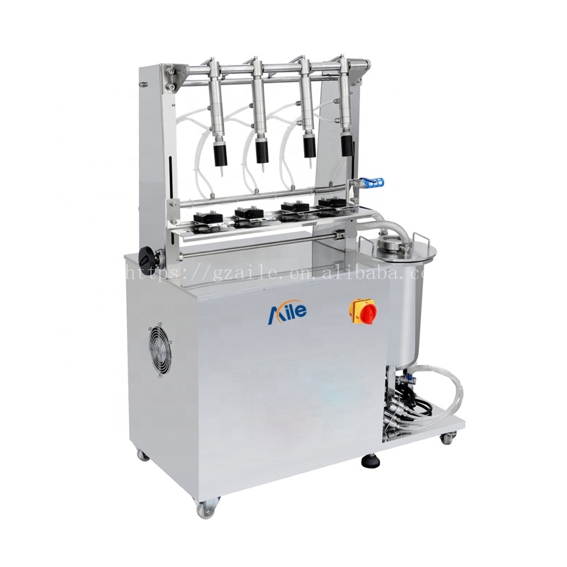 Aile Automatic E Cigarette Perfume Oil Filling Machine / Liquid Perfume Bottle Filling Set
