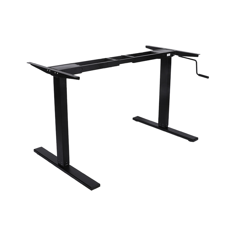 Anti-Collision Hand-Crank Lifting Desk Quiet Noise Ergonomic Office Table Commercial Use Home Office Equipment Desk