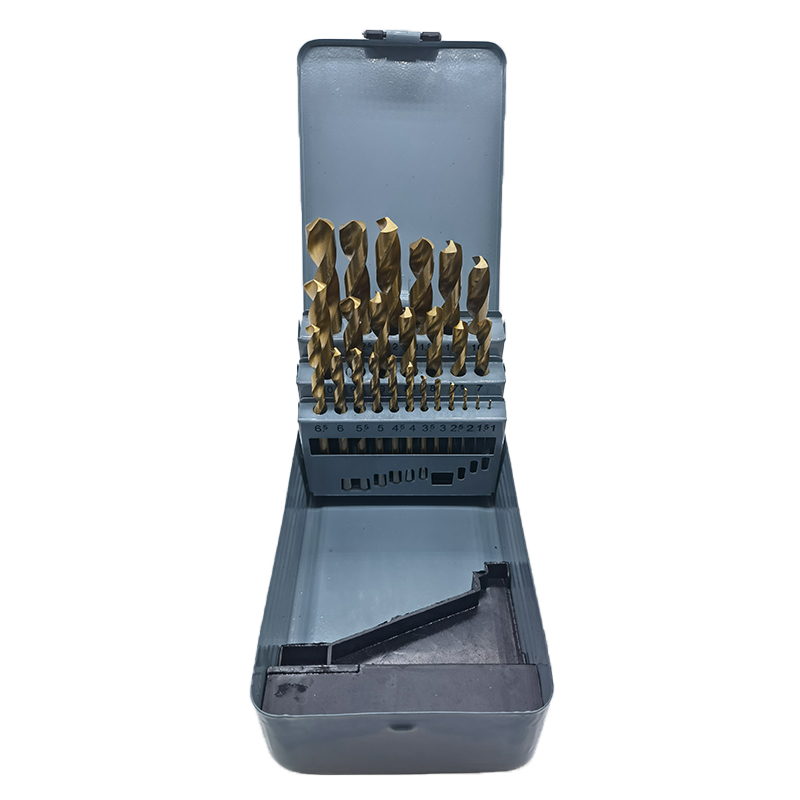 High Quality 25Pcs Twist Hss Drill Bit Set Stainless Steel Metal Drilling