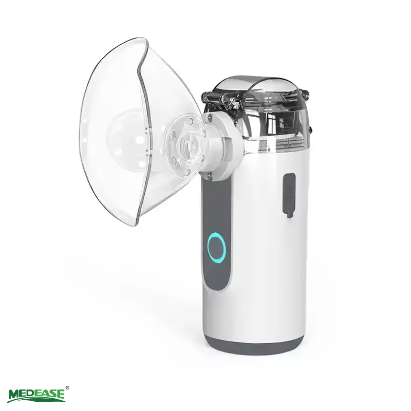 MEDEASE Approval Medical Device Innovative Design Medical Portable Mesh Nebulizer With Self-cleaning Feature