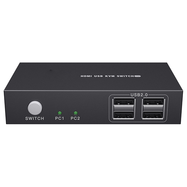 Высокое качество OEM порт Usb 2 двунаправленный переключатель Hdmi 4K 30 Гц Kvm Hdmi переключатель с пультом дистанционного управления