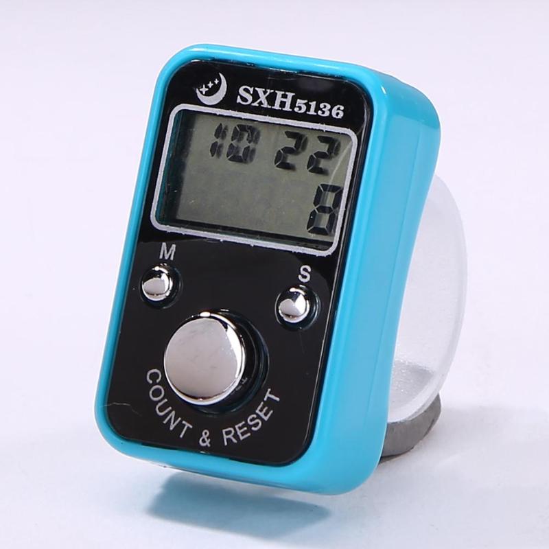 SXH5136, оптовая продажа с фабрики, металлическое цветное покрытие, счетчик времени, Молитвенное цифровое Tasbih