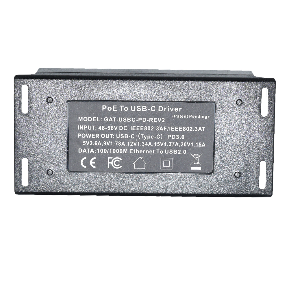 GAT-USBC-PD изолированный разделитель POE питания + данные для USB-C до 25 Вт, таких как Android телефон iPad и планшетов