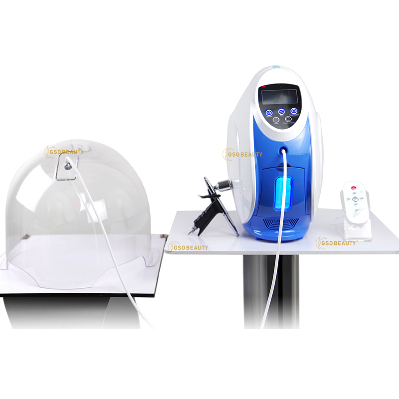 Корейская кислородная купольная система O2toderm, Микродермабразия, омоложение кожи O2toDerm, купольная маска для лица, терапия, кислородная машина для лица