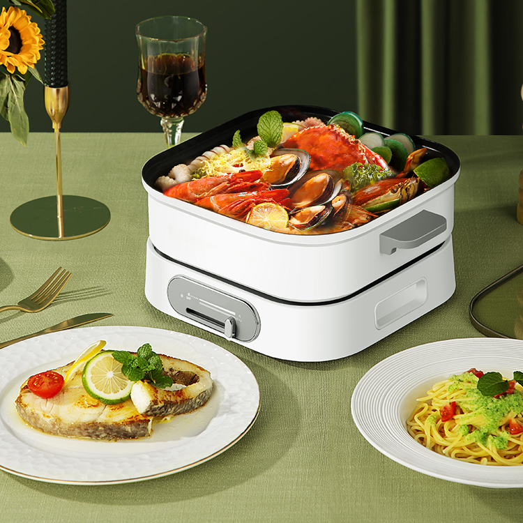 Kitchen appliances 6 in 1 multi cooker steam multifunction mini cook pot