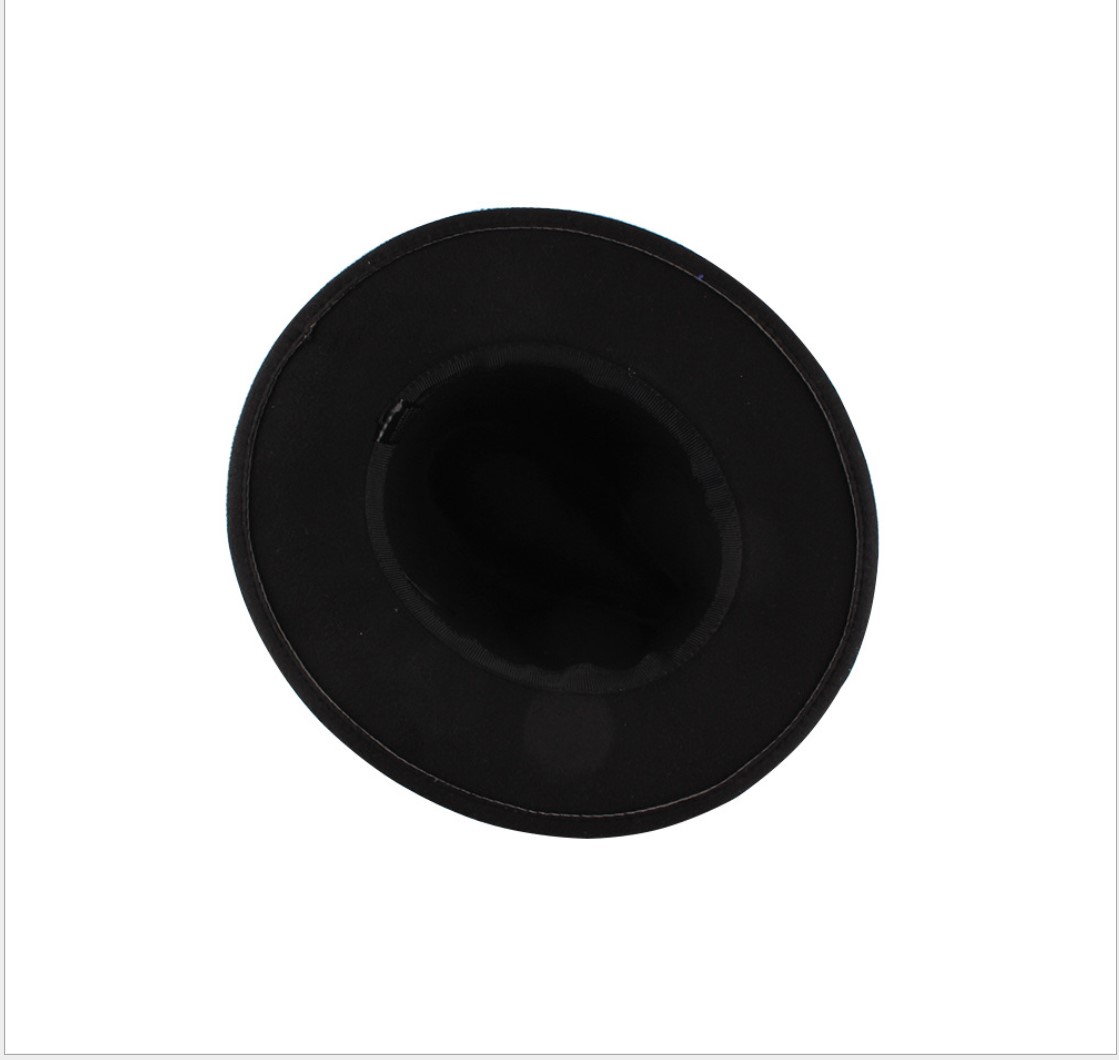 Autumn and winter Vintage woolen top hat female national style Jazz woolen hat European and American Bell hip hop felt hat