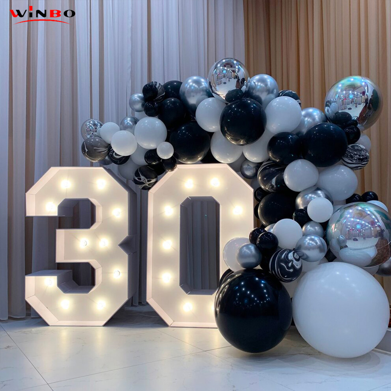 Manufacturer Customized Personalized bulb Led Light Up lights Marquee Letters For Birthday Party Decor