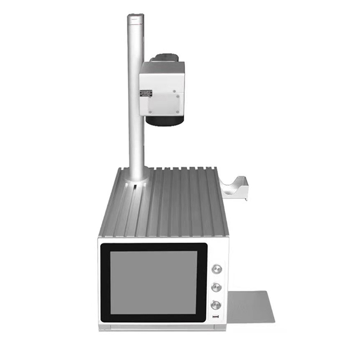 Production of Portable Fiber Laser Desktop Fiber Laser Marking Machine