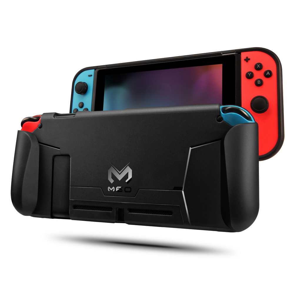 Черный Защитный чехол для Nintendo Switch из ТПУ MEO